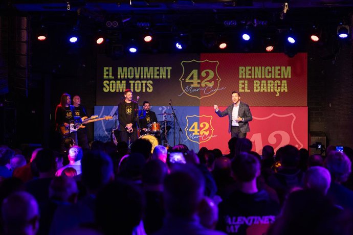 Presentación de Marc Ciria como precandidato a la presidencia del FC Barcelona como líder de 'Moviment 42'