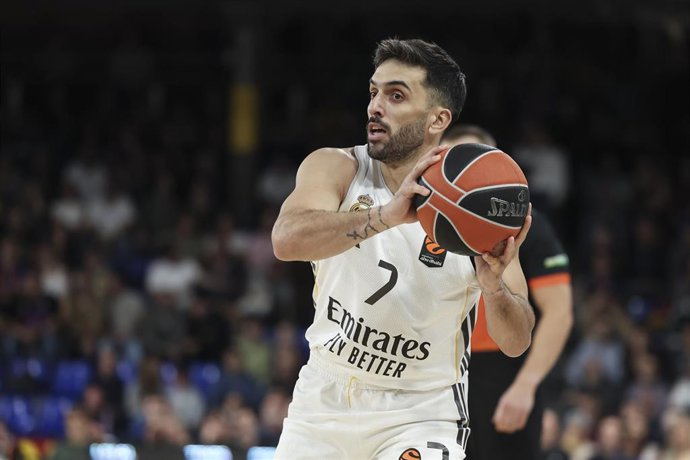 Archivo - Facu Campazzo, en un partido con el Real Madrid.