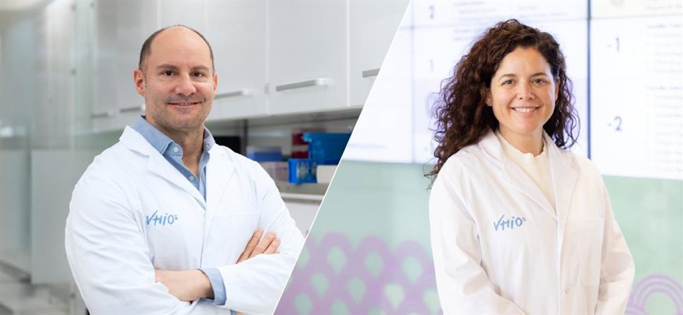 Los investigadores del Vhio Rodrigo Toledo y Elena Garralda