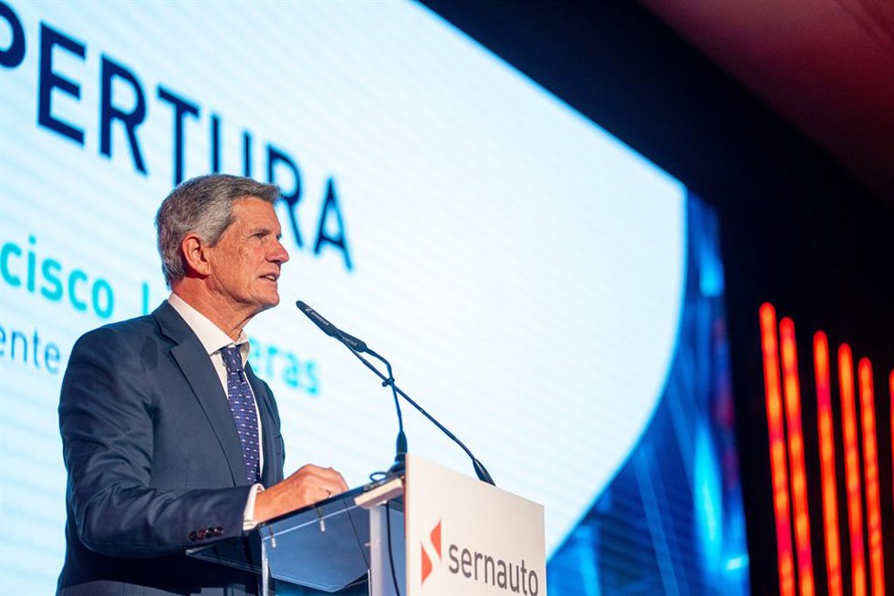 Archivo - El presidente ejecutivo de Gestamp, Francisco J. Riberas, interviene durante la inauguración del XII encuentro de Sernauto, en el Auditorio Sur de Ifema Madrid, a 19 de junio de 2025, en Madrid (España)