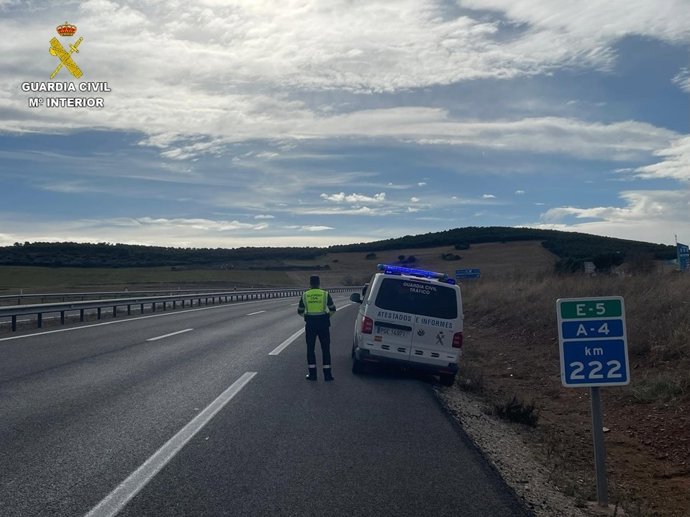 Dispositivo operativo de control de velocidad de la Guardia Civil.