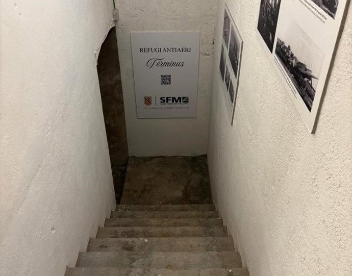 Refugio antiaéreo de la Guerra Civil de la nueva sede de SFM, el Términus.