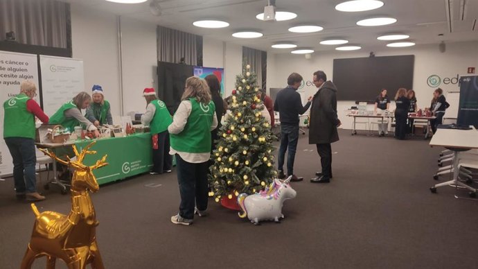 Mercadillo solidario EDP.