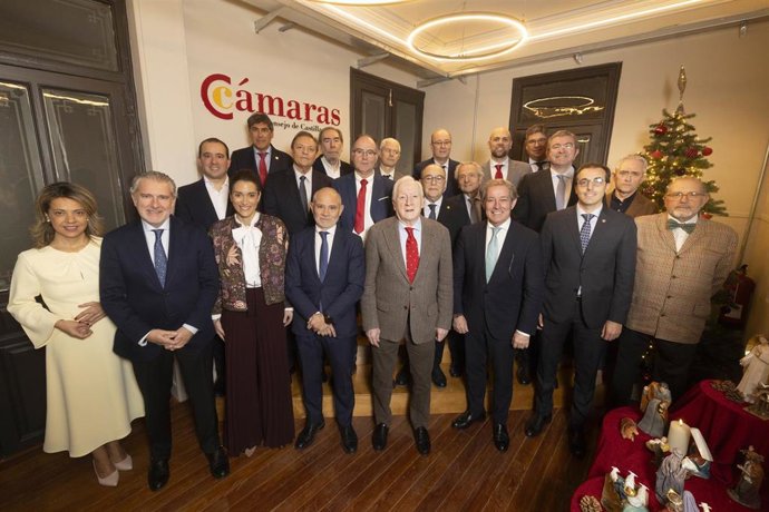 Miembros del Pleno del Consejo de Cámaras de CyL.