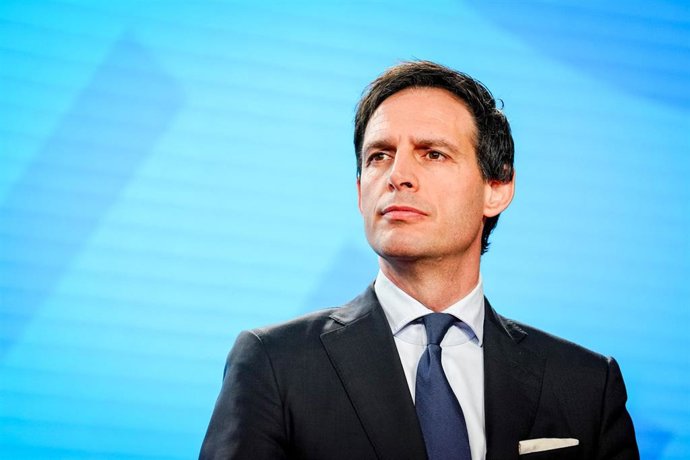 Archivo - FILED - 26 March 2025, Berlin: Wopke Hoekstra, Commissioner for Climate Action, Net Zero Emissions and Clean Growth of the European Union, gives a press conference at the end of the 16th Petersberg Climate Dialogue. Photo: Kay Nietfeld/dpa