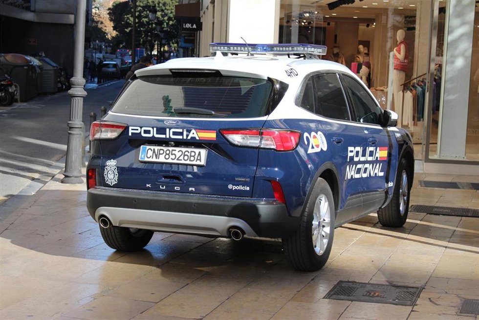 Coche de Policía en imagen de archivo