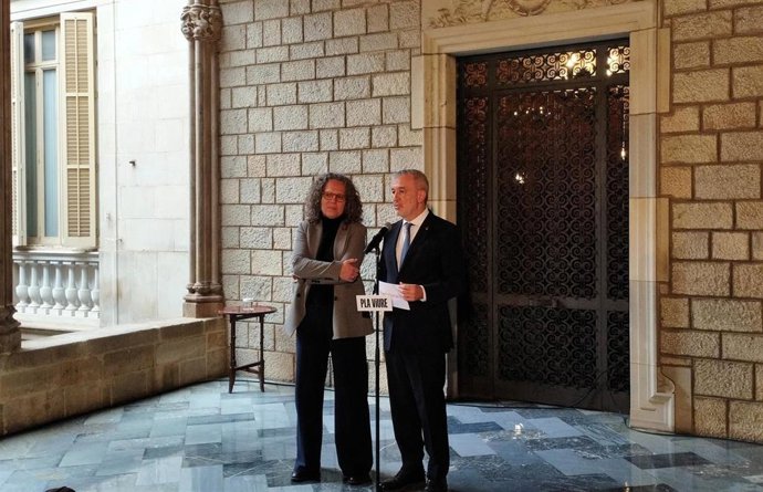 Jaume Collboni en rueda de prensa este miércoles.