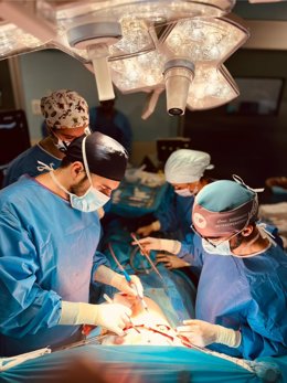 Momento de la formación en un quirófano.