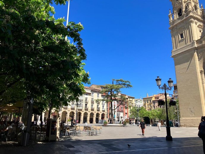 Archivo - Plaz del Mercado de Logroño