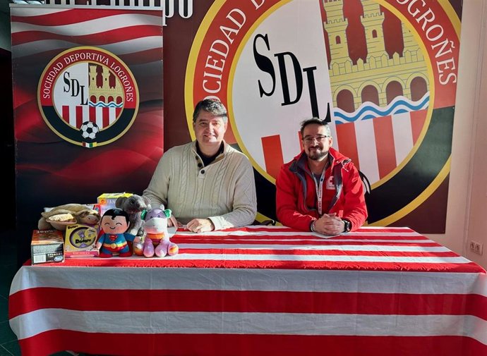 La SD Logroñés estrena este domingo en Las Gaunas su primera "Peluchada Blanquirroja" a favor de Cruz Roja La Rioja