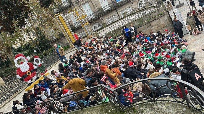 Un grupo de niños participan en la iniciativa de la Iglesia 'Sembradores de Estrellas'.