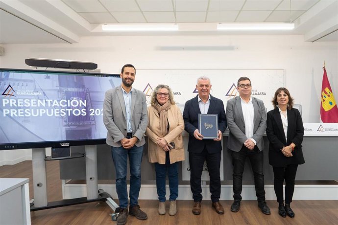 Presentación de los presupuestos de la Diputación de Guadalajara.