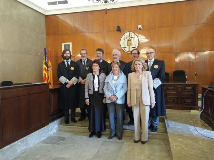 Tres magistradas de Baleares reciben un reconocimiento a su trayectoria profesional.