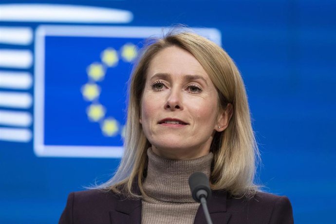 La Alta Representante de la Unión Europea (UE) para Política Exterior y Seguridad Común, Kaja Kallas (archivo)