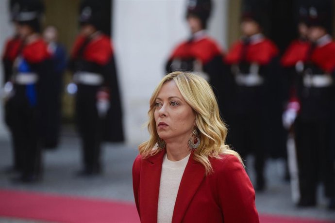 La primera ministra italiana, Georgia Meloni.