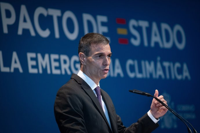 El presidente del Gobierno, Pedro Sánchez
