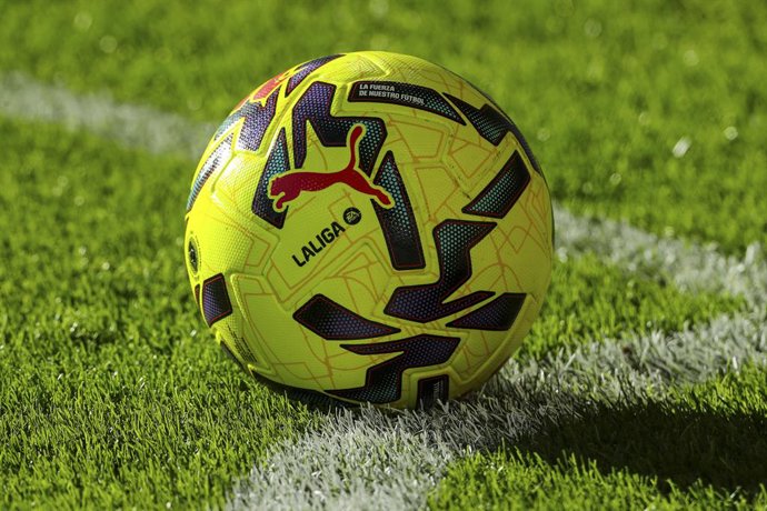 Ilustration, ball of the match during the Spanish league, LaLiga EA Sports, football match played between Villarreal CF and Getafe CF at La Ceramica stadium on December 6, 2025, in Villarreal, Spain.