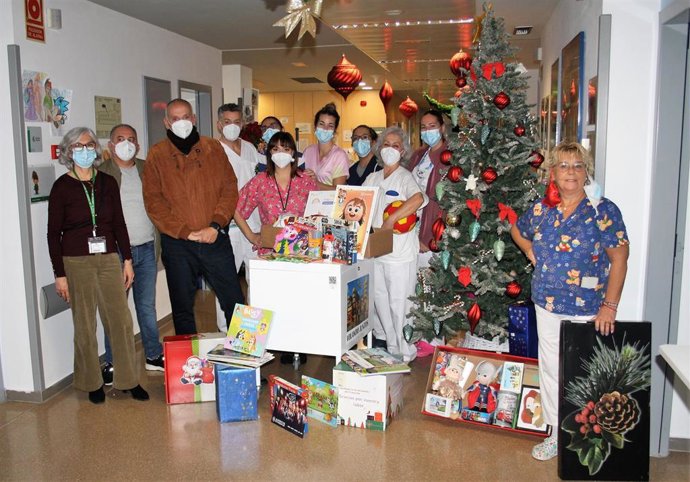 Ambiente navideño en el Hospital Clínico San Cecilio de Granada