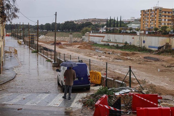 Situación de alerta roja por lluvias extremas por el paso de la borrasca Emilia, en el Barranco del Poyo a su paso por Picanya, a 14 de diciembre de 2025, en Picanya, Valencia, Comunidad Valenciana (España). 