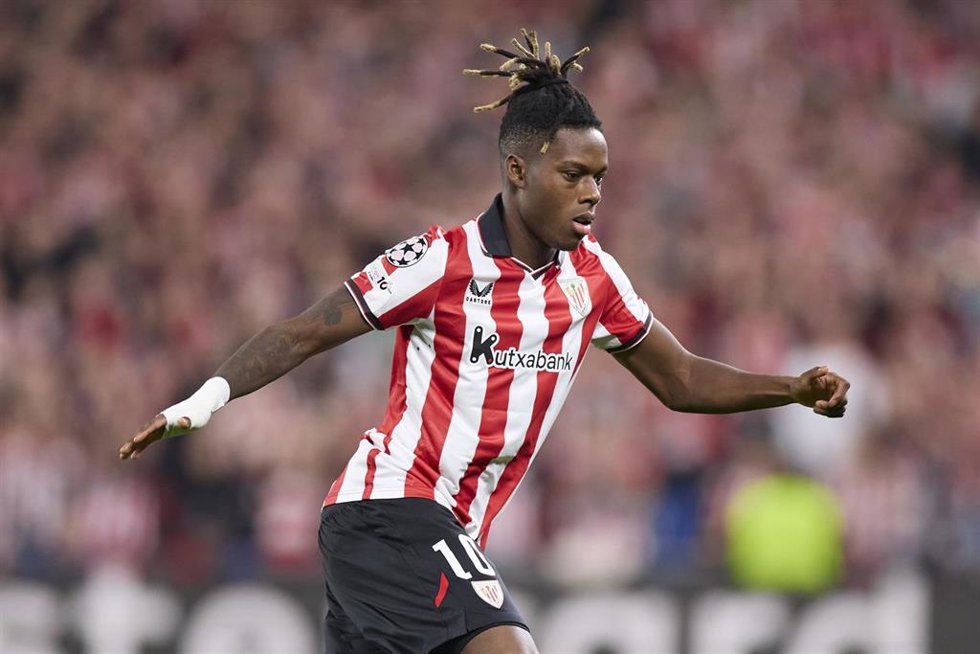 El jugador del Athletic Club, Nico Williams.
