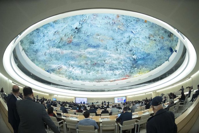 Archivo - La cúpula de Miquel Barceló para la sede de la ONU en Ginebra