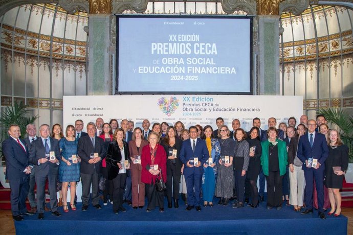 El proyecto Edufinet de Unicaja y Fundación Unicaja ha sido reconocido con dos Premios CECA por su labor de promoción y de impulso de la educación.