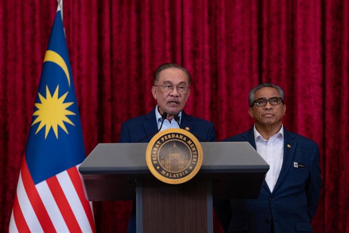 Imagen de archivo del primer ministro de Malasia, Anwar Ibrahim 