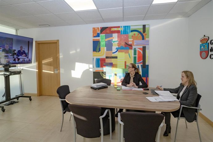 La consejera Urrutia participa por vía telemática en el Pleno del Consejo Nacional de Protección Civil