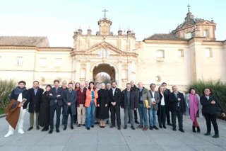 La consejera de Cultura y Deporte, Patricia del Pozo, en el encuentro de Fundaciones del 27.