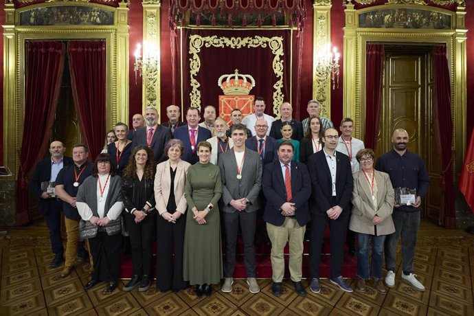 Acto de entrega de la Medalla al Mérito Deportivo 2025 del Gobierno de Navarra y las Medallas de Plata
