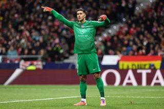 Juan Musso of Atletico de Madrid in action during the UEFA Champions League 2025/26 League Phase MD5 match between Atletico de Madrid and FC Internazionale Milano at Riyadh Air Metropolitano on November 26, 2025, in Madrid, Spain.