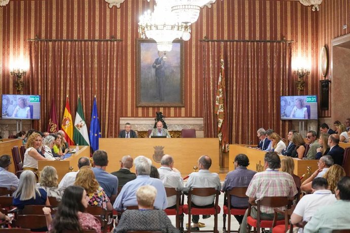 Archivo - Pleno del Ayuntamiento de Sevilla. 