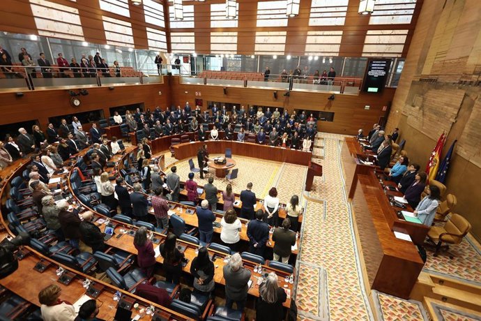 Imagen de recurso de un Pleno en la Asamblea de Madrid