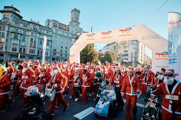Carrera de Papá Noel de Oviedo
