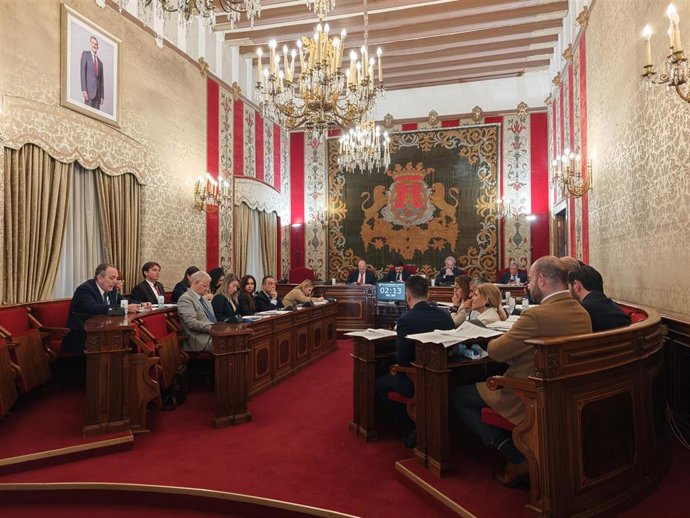 Imagen del pleno ordinario de diciembre de 2025 en el Ayuntamiento de Alicante
