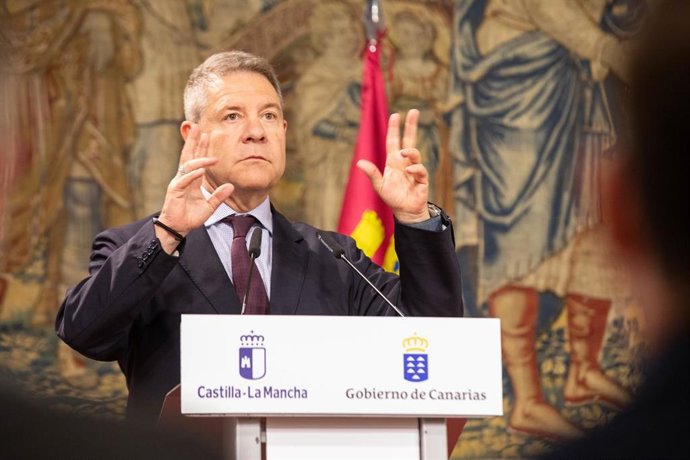 Archivo - El presidente de Castilla-La Mancha, Emiliano García-Page