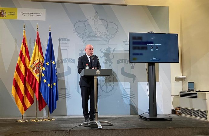 El delegat del Govern central, Carlos Prieto