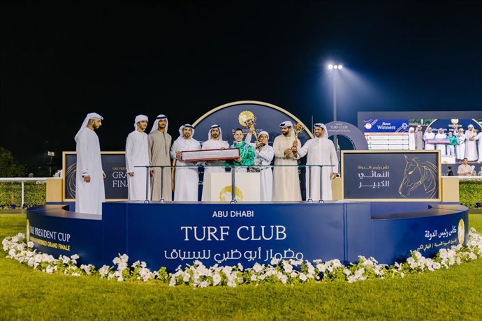 Grand Finale of the 33rd UAE President Cup for Arabian Purebred Horses at the Abu Dhabi Turf Club