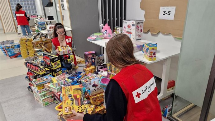 Voluntarias de Cruz Roja Juventud.