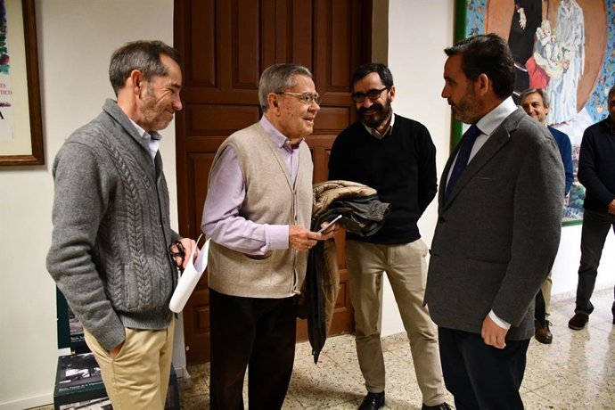 Inauguración de la exposición que abre al público el fondo gráfico y bibliográfico de Luis Moreno Nieto en la Diputación de Toledo.