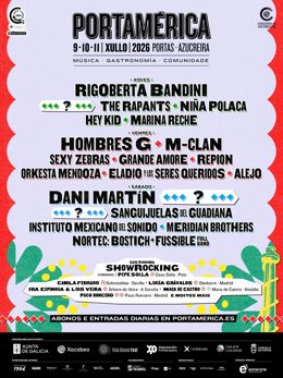 Cartel del festival PortAmérica.