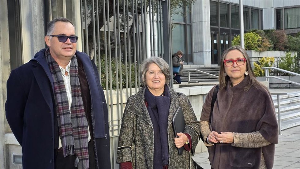 La consejera de Desarrollo Sostenible, Mercedes Gómez, en la reunión del Consejo Nacional del Agua.