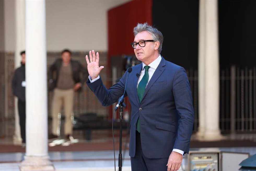 El portavoz del Grupo Vox en Andalucía, Manuel Gavira, en una imagen de archivo.