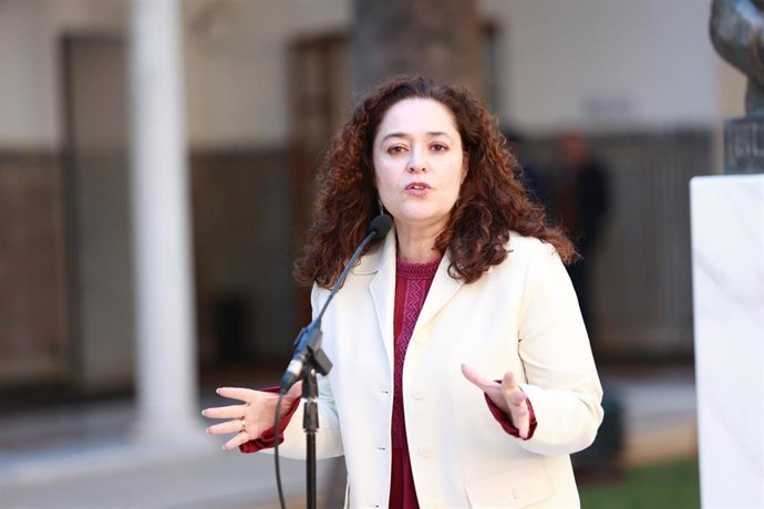 La portavoz del Grupo Por Andalucía, Inma Nieto, en una imagen de archivo. 