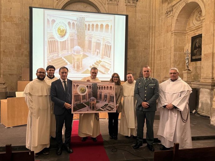 Un momento de la presentación del sello.