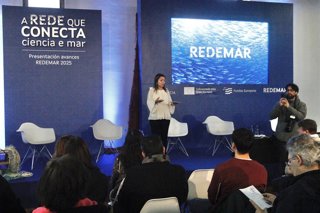 La conselleira do Mar, Marta Villaverde, participa en la presentación de resultados del proyecto Redemar 2025.