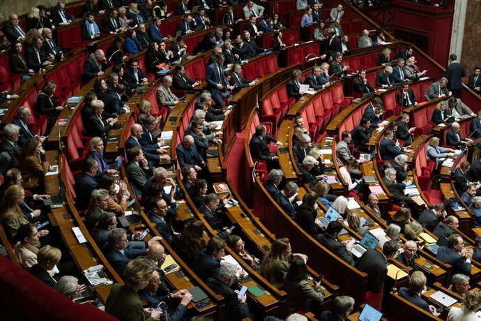 Imagen de archivo del Parlamento de Francia. 