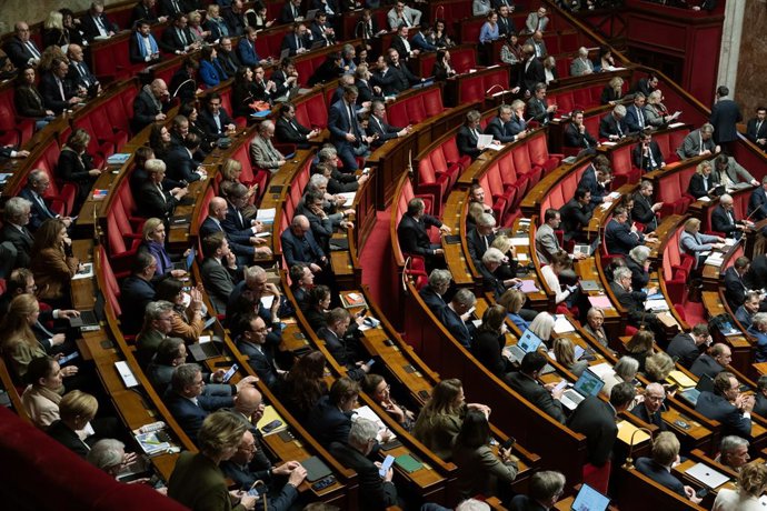 Imagem de arquivo do Parlamento francês.