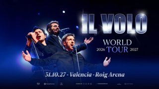 Il Volo repetirá parada en el Roig Arena el 31 de octubre de 2027