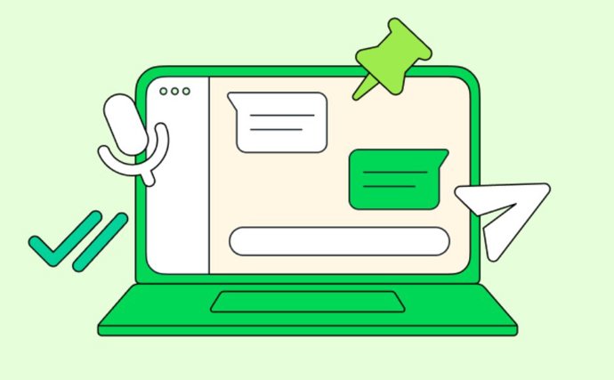 Archivo - WhatsApp en un ordenador